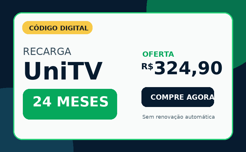 Recarga UniTV 24 meses