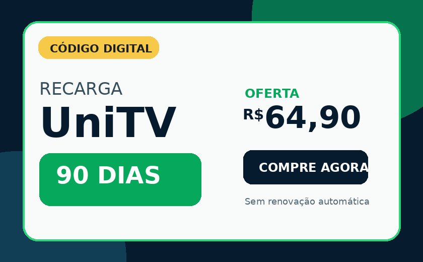 Recarga UniTV 90 dias